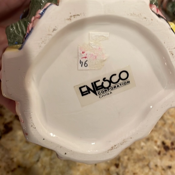 Enesco Christmas Tree Teapot and 4 Matching Mugs. New - Never Used. - Picture 4 of 16